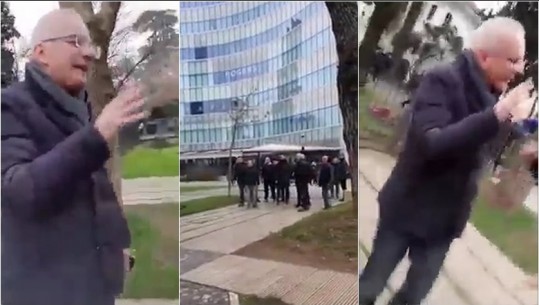 JO VETËM BEJKON/ Militantët e Berishës rrethuan edhe Ferdinand Xhaferrin gjatë protestës së 8 janarit: Turp…