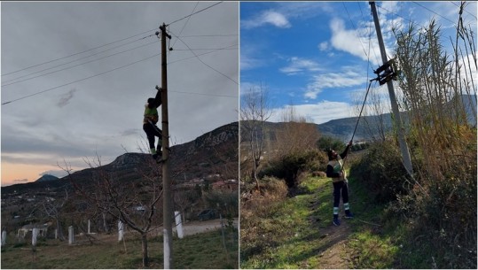 ERA E FORTË DËMTON SHTYLLAT ELEKTRIKE/ Disa fshatra pa energji në Lezhë e Korçë (VIDEO)