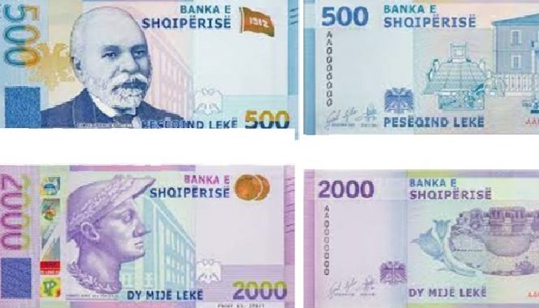 TË GJITHA KARTMONEDHAT E REJA NË TREG/ Nga sot edhe 500 e 2000 lekëshit