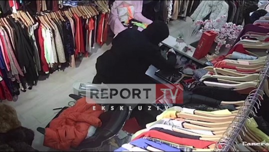 DALIN PAMJET/ Momenti kur i riu futet për të vjedhur në një dyqan! Nuk gjen lekë, por s’del duarbosh