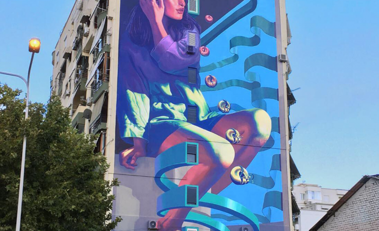 LAJMI FANTASTIK/ Dy nga muralet e Tiranës renditen në 100 më të mirat e botës për 2021