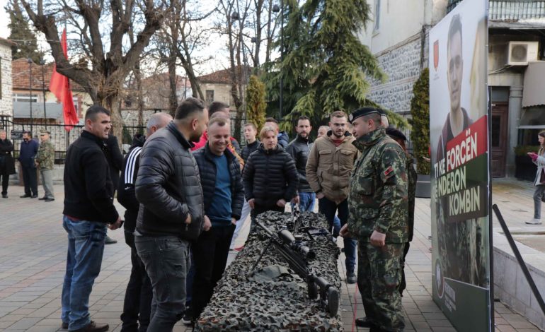 FUSHATA E REKRUTIMIT NË KORÇË/ Peleshi: Ka interes të lartë, FA ofron mundësi karriere për çdo të ri