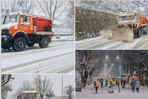 I FTOHTI “MBËRTHEN” SHQIPËRINË/ Rama qetëson qytetarët: Vijon puna për pastrimin e zonave të mbuluara me dëborë