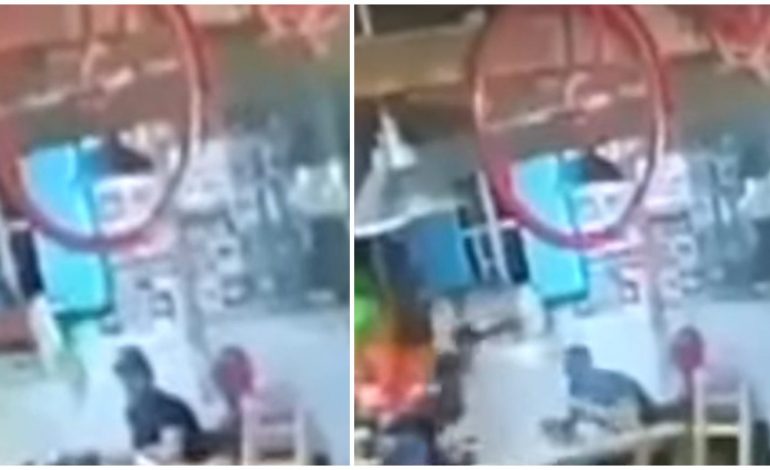 DEL VIDEO/ Momenti kur Ergys Dashi ekzekutohet me një plumb në ballë, shikoni çfarë ndodhi brenda restorantit