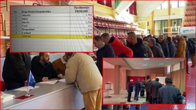 6 MARSI/ Numri i pjesëmarrësve, sa demokratë votuan në primaret e Berishës. Kryeson Shkodra e Durrësi (FOTO)