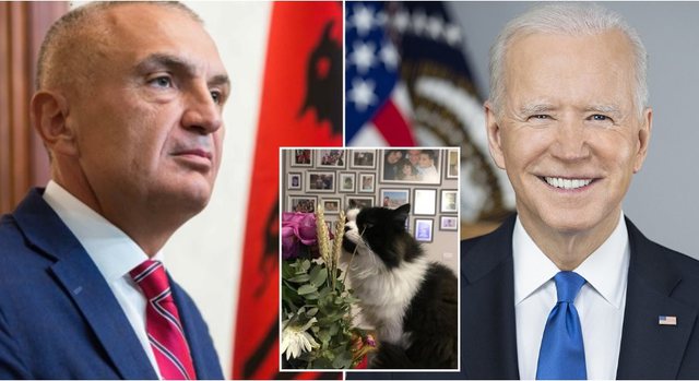“PËRSHËNDETJE NGA SHQIPËRIA”/ Meta i “mburret” Biden me macen e tij, por i fsheh emrin rus Sasha