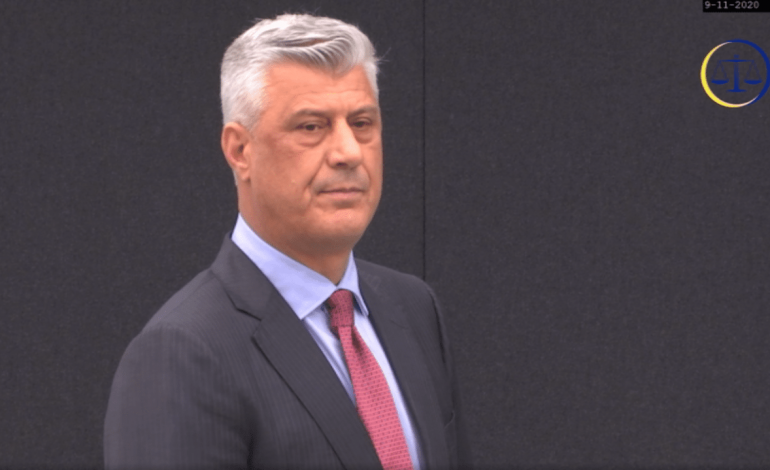 AKUZAT PËR KRIME LUFTE/ Gjykata Speciale e Kosovës zgjat paraburgimin e ish-presidentit Thaçi
