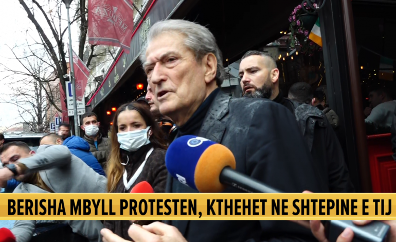SHKAKTOI KAOS NË PROTESTË/ Berisha: Dëshmuam se jemi opozitë e vërtetë! Revolucioni ndalet vetëm me…