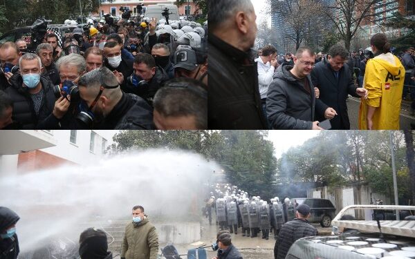 FOTOT! Protesta e 8 Janarit përmes SHKREPJEVE PIKANTE, disa nga momentet që nuk u panë