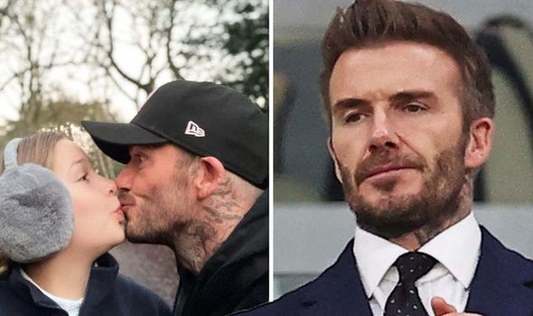 "AJO ËSHTË NJË VAJZË E MADHE TANI"/ Fansat kritikojnë David Beckham teksa puth vajzën e tij në buzë (FOTO)