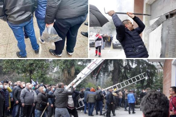 NJERËZIT E BERISHËS ERDHËN TË PËRGATITUR/ Pas traut prej çeliku, ja çfarë kishin marre me vete