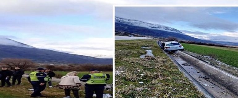 AKSIDENT I RËNDË/ Del nga rruga automjeti në aksin Tepelenë-Gjirokastër, tre të lënduar