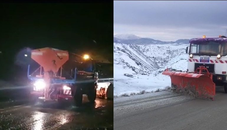 RESHJE DËBORE NË QARKUN SHKODËR/ Trashësia deri në 10 cm! Ja si paraqitet situata në akset