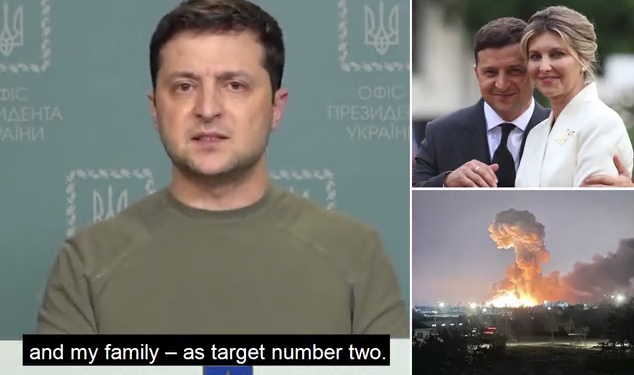 “JAM OBJEKTIVI NUMER 1″/ Presidenti i Ukrainës: Rusët po më kërkojnë mua e familjen time!