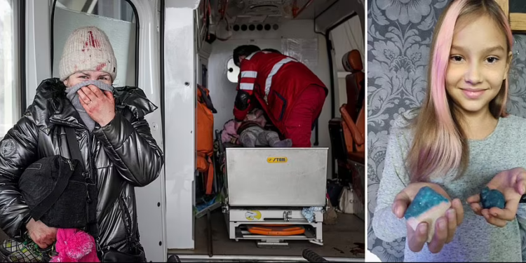 “TREGOJINI PUTINIT SYTË E KËTIJ FËMIJE”/ Mjekët luftojnë për ta shpëtuar 6-vjeçaren e plagosur nga bombardimet, por…