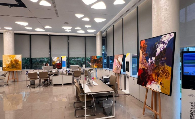 Credins bank vazhdon t’i shndërrojë ambientet e saja në ekspozita artistike