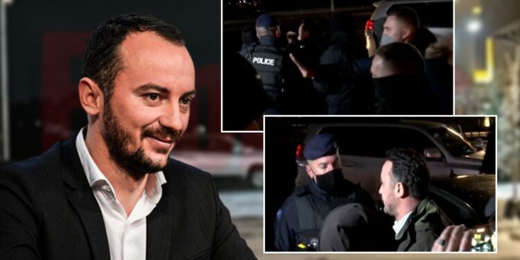 E FUNDIT/ Arrestohet dhunshëm duke hyrë në emision bashkëshorti i Besa Shahinit