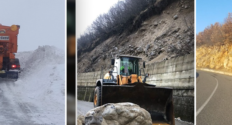 SITUATA NGA MOTI I KEQ/ Një aks rrugor në Kukës mbetet i bllokuar për qarkullimin e mjeteve