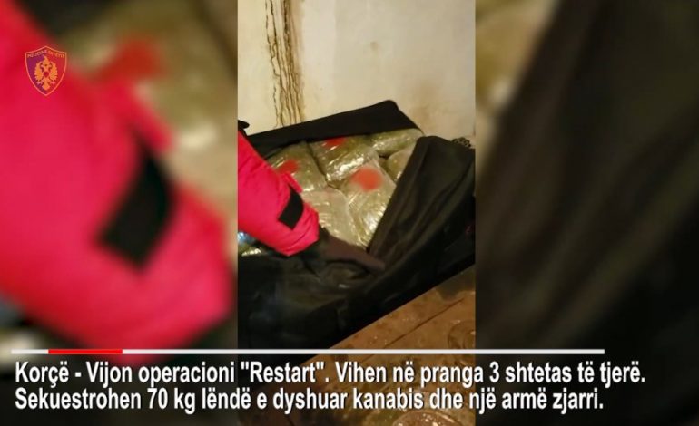 DROGË, ARMË E MUNICION LUFTARAK/ Kush janë tre të arrestuarit në Korçë (EMRAT)