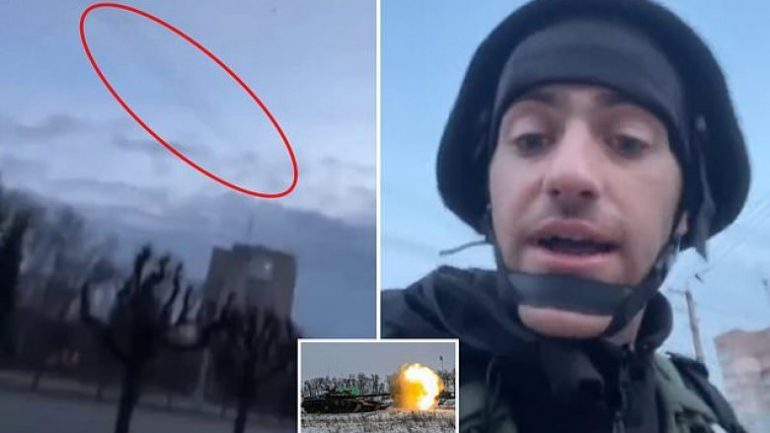 “OH DREQ”/ Momenti kur gazetarit i “fluturon” RAKETA mbi kokë, teksa raporton nga Ukraina