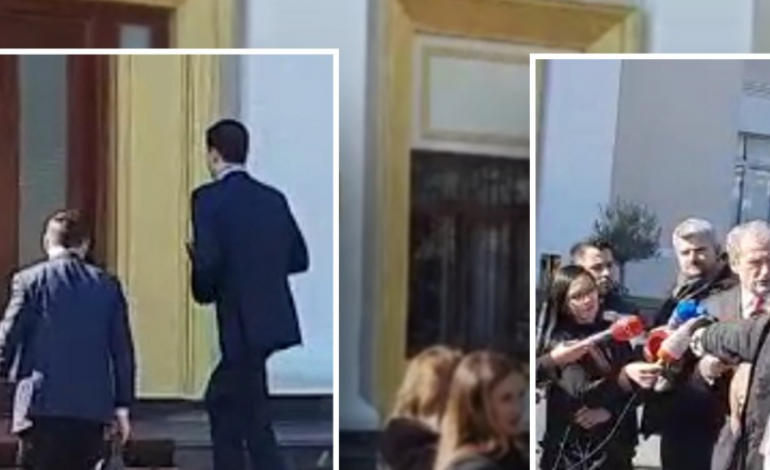 PAMJET/ Basha i kalon pas krahëve teksa ai fliste për mediat, Berishës nuk i ‘del e keqja’ me kryedemokratin: Armiku…