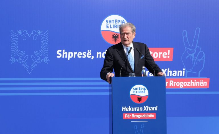 BERISHA HEQ SIGLËN E PD NGA FUSHATA/ Ndryshimet që bëri në 3 takime, ja me çfarë e zëvendëson (FOTO)