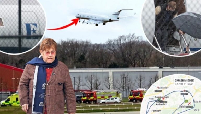 “ISHTE E TMERRSHME”/ Dramë për Elton Johnin, avioni i tij privat pëson defekt në ajër