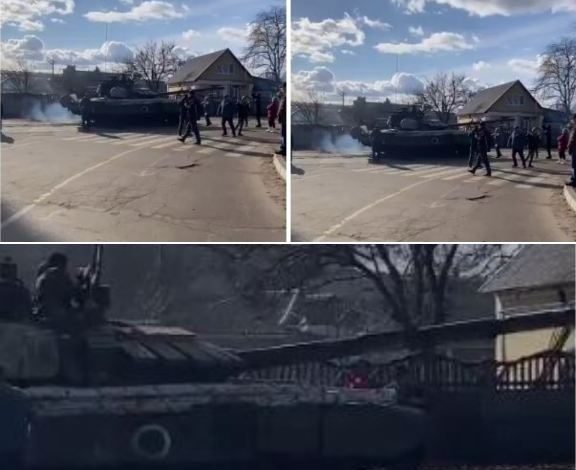 LUFTA/ Qytetarët ukrainas “injorojnë” thirrjen e Rusisë, shihni se çfarë bëjnë për të ndaluar ushtrinë ruse (FOTO)