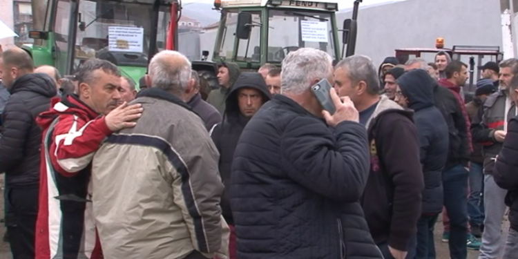 “JEMI TË SHPALLTARUAR”/ Fermerët, protestë në Devoll për çmimet e larta