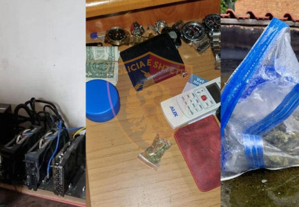 SEKUESTOHEN PAISJE PËR PRODHIMIN E KRIPTOMONEDHAVE, DROGË E MUNICION/ Aksioni i policisë që çoi në pranga të riun