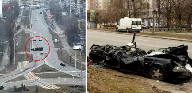 LUFTA/ Makina u shtyp nga tanku, një mrekulli bëri që shoferi të shpëtonte gjallë (PAMJET)