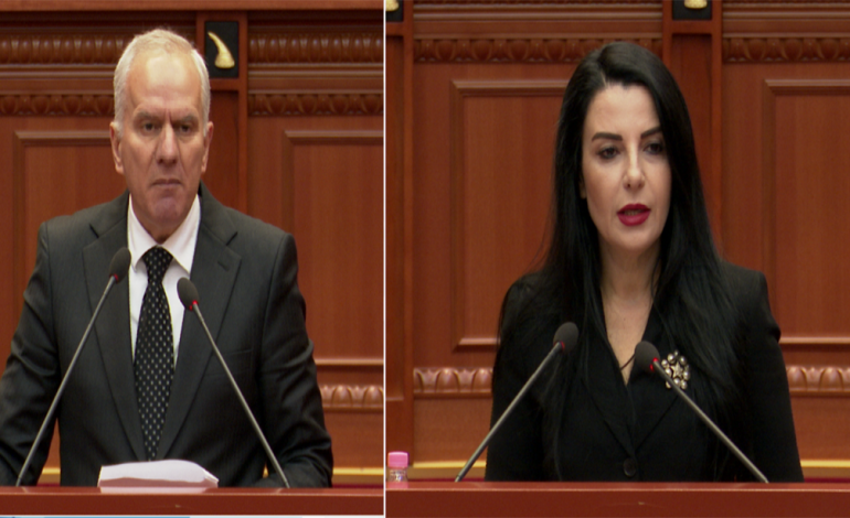 DEBATE NË KUVEND/ Balluku i kthehet ashpër Xhaferajt: S’ma ndjen fare, s’kam djalë sekser e vëlla që shet…
