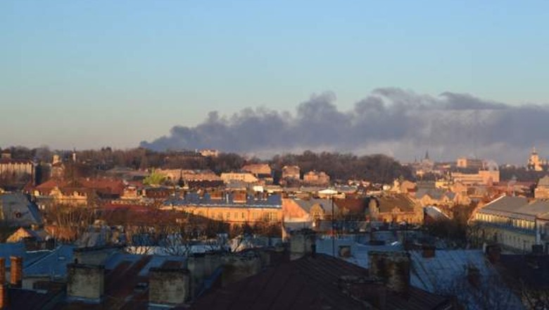 DITA E 23-TË E LUFTËS NË UKRAINË/ 3 shpërthime të forta pranë aeroportit të Lviv