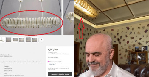 “NA BËN MORAL PËR…”/ Edi Rama i kthehet komentuesit për çmimin e abazhurit: Është i kohës së Italisë, por ju jeni të paditur