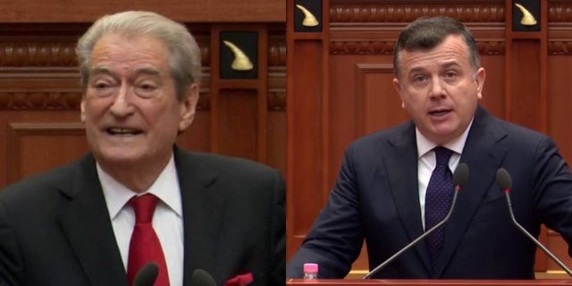DEBATI/ Balla: Ngrije kokën, s’e di se si Shqipëria të ka bërë president e kryeministër. Berisha: Mjeranë e skllevër, uluni…