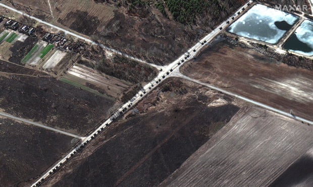 PAMJET ME DRON/ Karvani i madh rus në veri-perëndim të Kievit