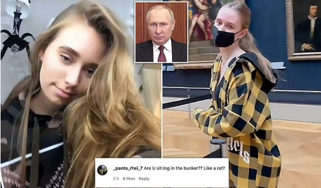 “PO FSHIHEN NE BUNKER SI MI?” Rrjeti “kryqëzon” vajzën 18-vjeçare të Putin