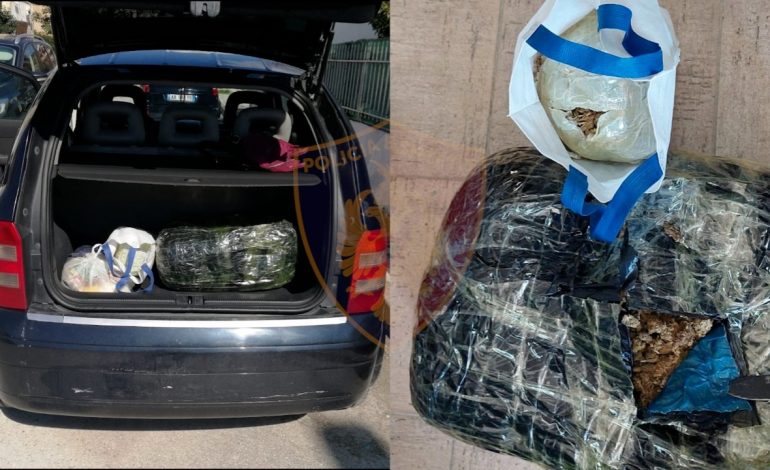 E PËSON KEQ I RIU/ Kishte fshehur mbi 7 kilogramë kanabis në “Audi”, në pranga nga policia
