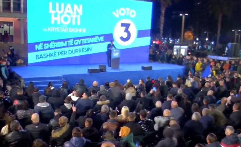 6 MARSI/ Basha kërkon votën për Hotin në Durrës: E diela do të jetë një reflektim i thellë