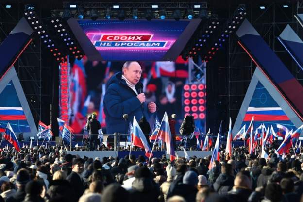 ÇFARË NDODHI? Tetë vjetori i aneksimit të Krimesë, televizioni rus ndërpret fjalimin e Putinit