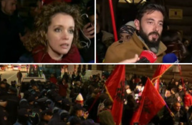 TENSIONE PARA KRYEMINISTRISË/ Protestuesi: Ndërhyrja e policisë me urdhër nga Rama! Edlira Çepani: Qeveria të ulet për zgjidhje…