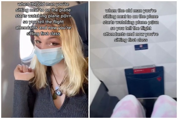 “I MOSHUARI PRANË MEJE PO SHEH PORNO”/ 19-vjeçarja në avion i ankohet stafit, e zhvendosin në klasin e parë