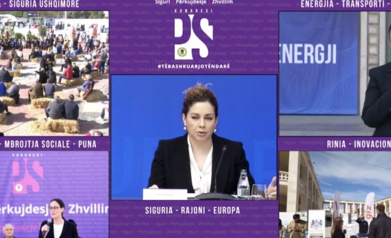 LIVE/ Mblidhet Kongresi i PS! Deputetët e ministra me tryeza në shesh, 5 panele të ndryshme