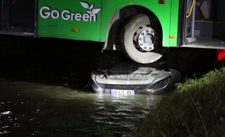 AUTOBUSI DHE MAKINA PËRFUNDUAN NË LANË/ Policia jep detajet, mes të lënduarve shoferët dhe faturino (EMRAT)