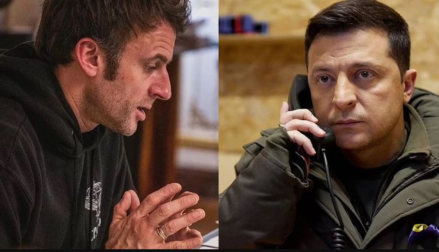 LUFTA/ Zelensky: Nëse Macron vjen në Ukrainë do ta shohë vetë se këtu ka gjenocid