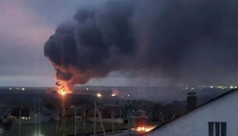 LUFTA/ Sulmohet depo e armëve në Belgorod të Rusisë, Moska akuzon Ukrainën