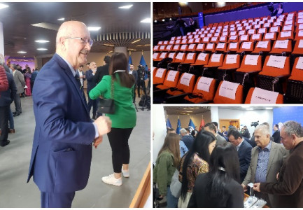 PAMJET/ Shikoni ç’po ndodh pak para nisjes së Kuvendit Kombëtar të PD, mbërrin Bujar Kapexhiu. Si do skanohen mandatet e delegatëve