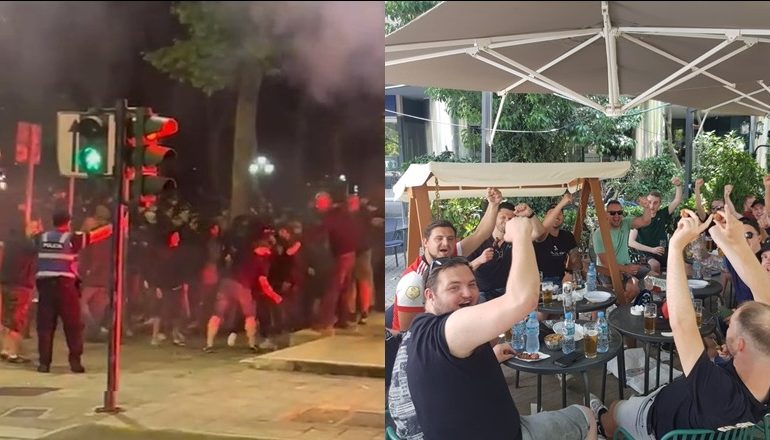 ALARMI i mediave italiane: Tifozët e Romës kanë vjedhur thikat nëpër restorantet në Shqipëri për tu bërë gati për…