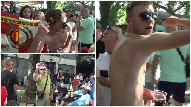 PASOJAT E PËRPLASJES ME POLICINË/ Tifozi i Feyenoord përfundon me kokën e qepur