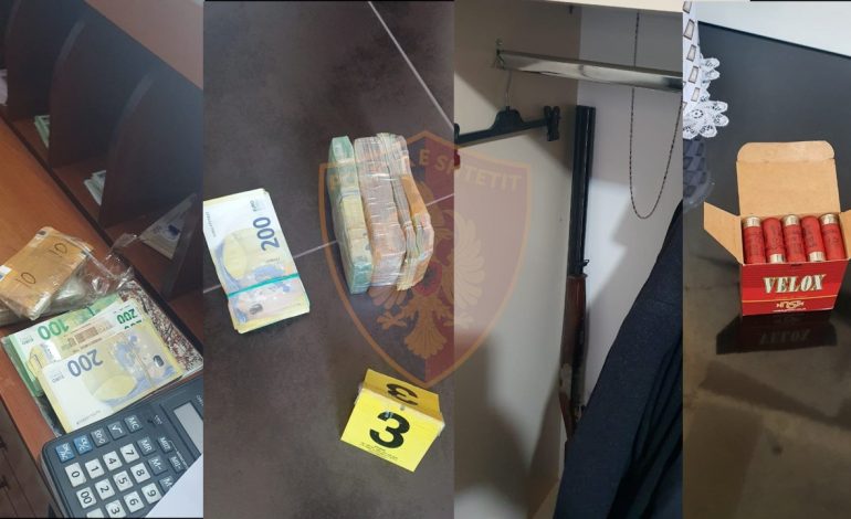 DYSHOHET SE JANË PËRFITUAR NGA AKTIVITETE TË KUNDËRLIGJSHME/ Policia e Lushnjes sekuestron mbi 108 mijë euro